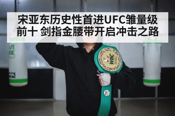 UFC championship belt